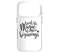 Custodia per iPhone 17 Pro Trust the Magic of New Beginnings Sign,Magic New Beginnings
