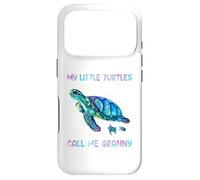 Custodia per iPhone 17 Pro Turtle Watercolor Sea Ocean My Turtles Call Me Granny