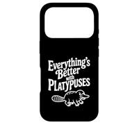 Custodia per iPhone 17 Pro Tutto è meglio con gli ornitorinchi amante degli animali