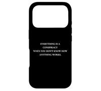 Custodia per iPhone 17 Pro Tutto è una cospirazione quando non sai nulla