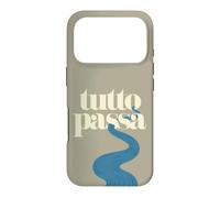 Custodia per iPhone 17 Pro Tutto Passa Fiume che scorre citazione italiana