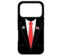 Custodia per iPhone 17 Pro Tuxedo Suit Presidenti giorno T-shirt Trump Pin Costume 2020