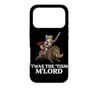 Custodia per iPhone 17 Pro 'TWAS Il 'Tism M'Lord Shiba Inu Cavaliere Cavaliere Cavaliere Cinghiale Medievale