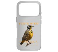 Custodia per iPhone 17 Pro Uccello del Territorio del Nebraska L'allodola occidentale