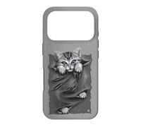 Custodia per iPhone 17 Pro Ufficiale Spiral Bright Eyes Kitten Gothic Fantasy