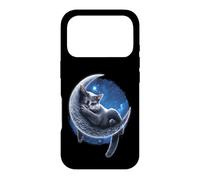 Custodia per iPhone 17 Pro Ufficiale Spiral Velvet Moon Cat Gothic Fantasy