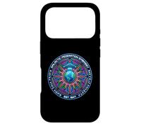 Custodia per iPhone 17 Pro UFO UAP Space Alien Ambasciata Roswell Exploration Emblem