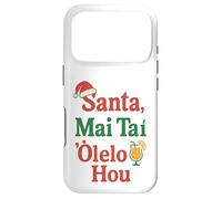 Custodia per iPhone 17 Pro Umorismo natalizio hawaiano Santa Mai Tai Fun Aloha Xmas