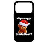 Custodia per iPhone 17 Pro Umorismo natalizio Will You Snuggle Christmas Bear