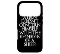 Custodia per iPhone 17 Pro Un leone non si occupa delle opinioni di una pecora