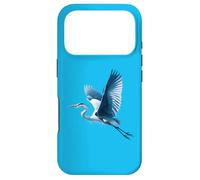 Custodia per iPhone 17 Pro Un maestoso airone azzurro in volo - Design artistico