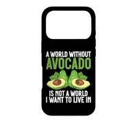 Custodia per iPhone 17 Pro Un mondo senza avocado non è un mondo in cui voglio vivere