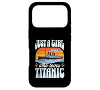 Custodia per iPhone 17 Pro Una ragazza che ama la famiglia di navi da crociera RMS Vintage Titanic