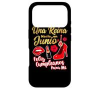 Custodia per iPhone 17 Pro Una Reina Nacio En Junio Cumpleaños Giugno Compleanno Regina