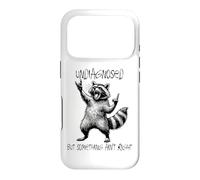 Custodia per iPhone 17 Pro Undiagnosed But Something Ain't Right Funny Raccoon Feral