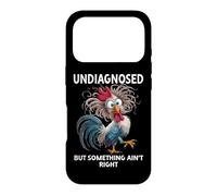 Custodia per iPhone 17 Pro Undiagnosed But Something Aint Right Women Funny Chicken Mom