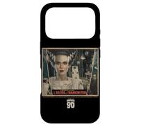 Custodia per iPhone 17 Pro Universal Monsters Bride And Frankenstein Lab Retro