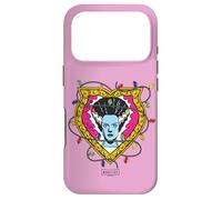 Custodia per iPhone 17 Pro Universal Monsters Bride of Frankenstein Christmas Lights