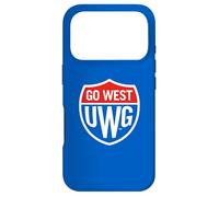 Custodia per iPhone 17 Pro University of West Georgia UWG Wolves Go West Shield Logo
