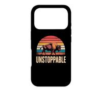 Custodia per iPhone 17 Pro Unstoppable Buffalo Bison Outdoor Vintage Graphic