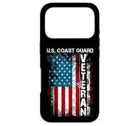 Custodia per iPhone 17 Pro US Coast Guard Veteran American Flag Patriotic Veterans Day