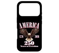 Custodia per iPhone 17 Pro USA 250 anni di libertà in America Bald Eagle