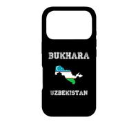 Custodia per iPhone 17 Pro Uzbekistan Bandiera Distressed Bukhara Pride
