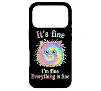 Custodia per iPhone 17 Pro Va bene sto bene Va tutto bene Cat Tie Dye Kitten