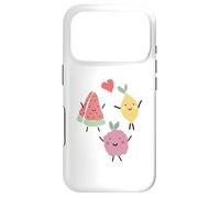 Custodia per iPhone 17 Pro Valentine Raspberry Lemon Anguria Cuore Love Red Fun Tee