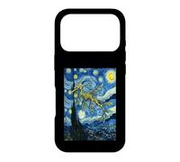 Custodia per iPhone 17 Pro Van Gogh Notte stellata Leafy Sea Dragon Art