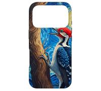 Custodia per iPhone 17 Pro Van Gogh's Starry Night Wood Picker Tree Drummer Animal