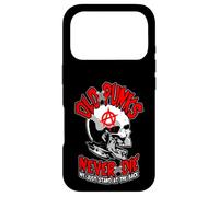 Custodia per iPhone 17 Pro Vecchi punk non muoiono mai punk rock musica mohawk teschio