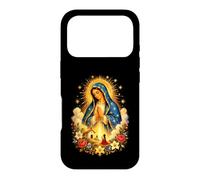 Custodia per iPhone 17 Pro Vergine Maria Preghiera Chiesa Rose Cattolica Arte devozionale