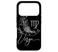 Custodia per iPhone 17 Pro Vergine Zodiaco Luna Floreale Celeste Astrologia Grafica
