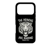Custodia per iPhone 17 Pro Versetto della Bibbia The Heavens Are Roaring Tiger