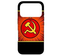 Custodia per iPhone 17 Pro Versione fumetto falce e martello sovietico