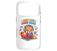 Custodia per iPhone 17 Pro Video Gaming Just one more Game Gaming Red Panda