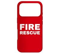 Custodia per iPhone 17 Pro Vigile del fuoco vigile del fuoco vigile del fuoco sul lato posteriore di servizio dietro