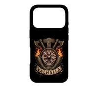 Custodia per iPhone 17 Pro Viking Vegvisir Valhalla Norse Mythology - Urnes Style Fire