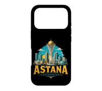 Custodia per iPhone 17 Pro Vintage Astana Kazakistan Viaggio Souvenir Landmark Gift