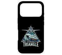 Custodia per iPhone 17 Pro Vintage Bermuda Triangle Mystery Plane Ship Wave Graphic