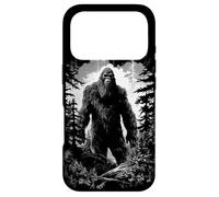 Custodia per iPhone 17 Pro Vintage Bigfoot Mitico Sasquatch Grafica in bianco e nero