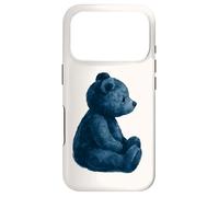 Custodia per iPhone 17 Pro Vintage Blue Teddy Bear Lovers GIrl Women