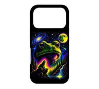 Custodia per iPhone 17 Pro Vintage Frog Cosmic Moon Mistico Foresta Retro Design Art