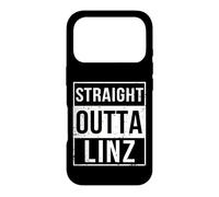 Custodia per iPhone 17 Pro Vintage Funny Straight Outta Linz Upper Austria Austrian