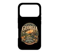 Custodia per iPhone 17 Pro Vintage Georgia Peach State Southern Roots