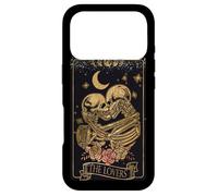 Custodia per iPhone 17 Pro Vintage Goth Tarot Card The Lovers Dark Academia Aesthetic