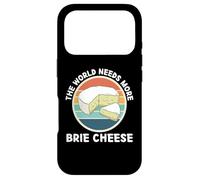 Custodia per iPhone 17 Pro Vintage Il mondo ha bisogno di più Brie Cheese Retro Food Lover