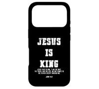 Custodia per iPhone 17 Pro Vintage Jesus Is King Jesus John 14:6 Christian