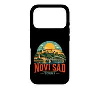 Custodia per iPhone 17 Pro Vintage Novi Sad Serbia Viaggio Souvenir Regalo